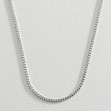 Argos Revere Men's Sterling Silver 18 Inch Solid Curb Chain Necklace- Buy online at McGrocer