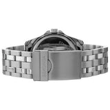 Sekonda men's watch stainless steel black dial 43mm - British product
