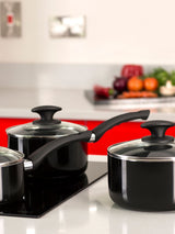 Next Tower 3 Piece Clear Ceramic Pan Set- Buy online at McGrocer