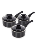 Tower 3 piece ceramic pan set 16/18/20cm (British brand)