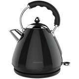 Cookworks pyramid kettle black 1.7 litre - British product
