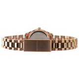 Sekonda ladies rose gold plated stone set bracelet watch - British product
