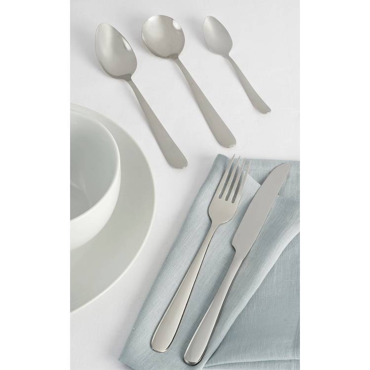 Habitat Curve 30-piece stainless steel cutlery set, imported from the UK