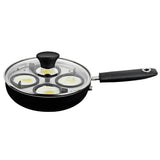 Argos Home black aluminium egg poacher 20cm - British product