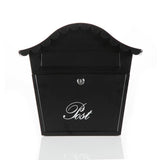 Argos Home lockable black wall mountable letter box - British product