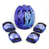 Argos Challenge Kids Bike Helmet and Safety Set - Blue (51-56cm)- Buy online at McGrocer