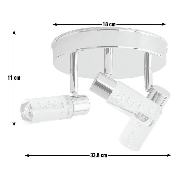 Argos Home Chrome LED Bathroom Spotlight - British product