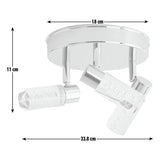 Argos Home Chrome LED Bathroom Spotlight - British product