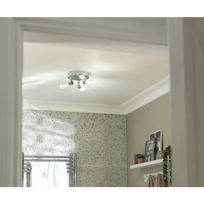 Argos Argos Home Bubble Metal LED Bathroom Spotlight Chrome 33.8cm- Buy online at McGrocer