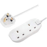 Masterplug extension lead 2 socket 10m, UK version