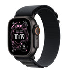 Apple smartwatch Black with Black Alpine Loop 49mm Medium - British product