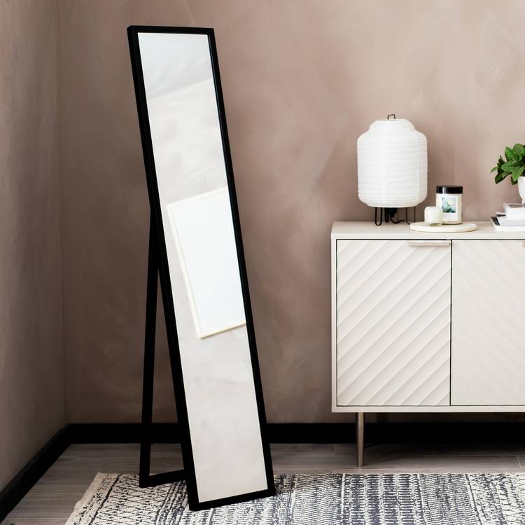 Argos Home black freestanding cheval mirror 150cm - British product