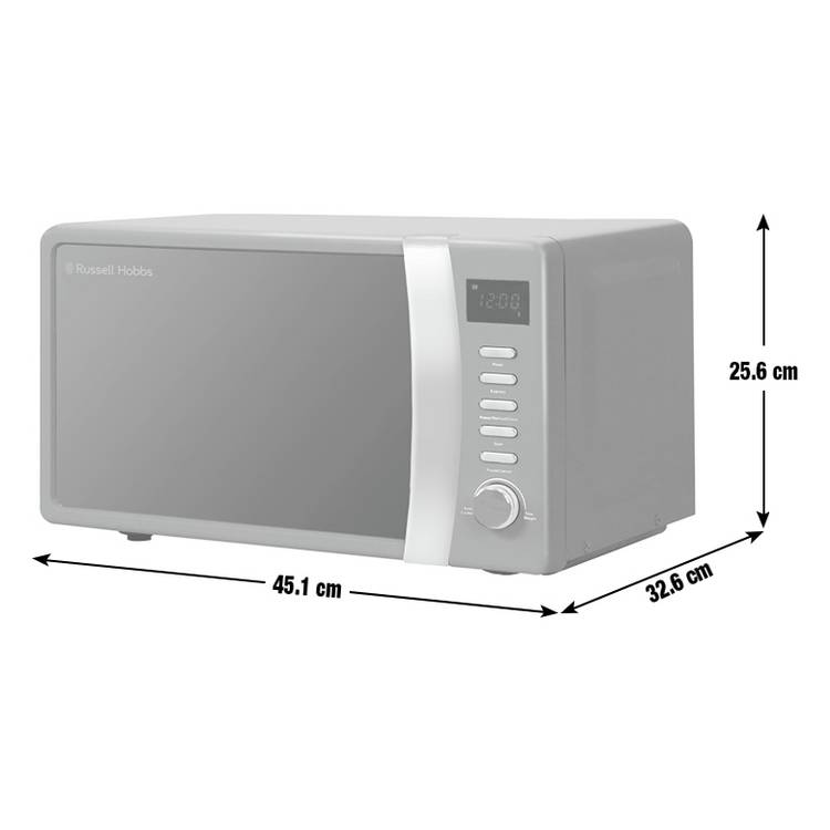 Russell Hobbs microwave 700W 17L grey, UK version