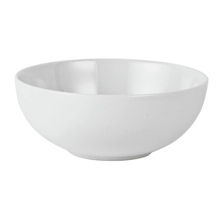 Argos Home porcelain cereal bowls super white set of 4 (British brand)