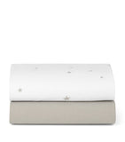 Snüz Moses basket fitted sheets pack of 2 (British brand)