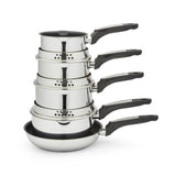 Argos Morphy Richards 5 Piece Stainless Steel Pan Set- Buy online at McGrocer
