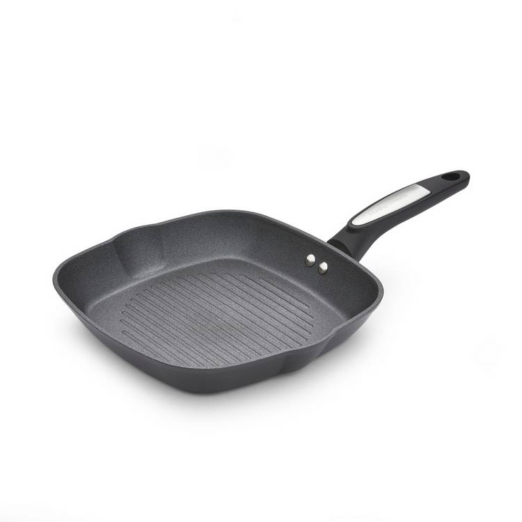 Morphy Richards square grill pan black 26cm, imported from the UK