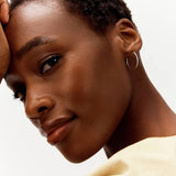 Revere sterling silver sleeper hoop earrings 21mm, imported from the UK