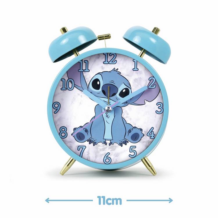 Disney Stitch alarm clock blue (British brand)