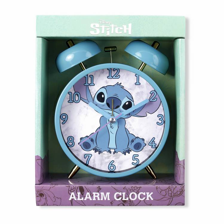 Disney Stitch alarm clock blue (British brand)