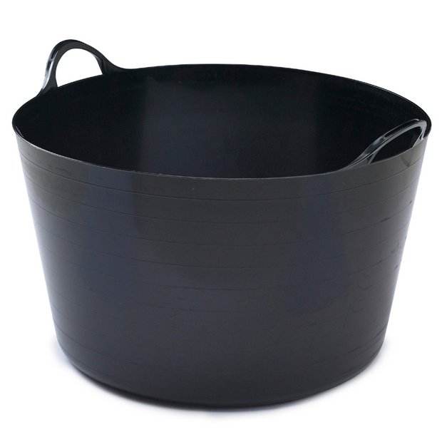 Whitefurze 75L black flexible tub (British brand)
