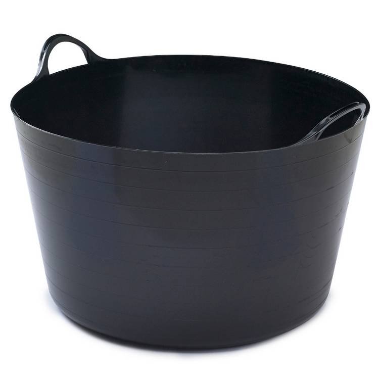 Whitefurze 75L black flexible tub (British brand)