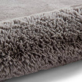 Think Rugs grey shaggy rug 80x150cm, UK version