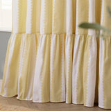 Wylder Birdie Stripe Yellow curtains 117x137cm (British brand)