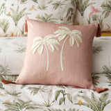 Argos Catherine Lansfield Paradiso Palm Cushion Pink - 45x45cm- Buy online at McGrocer