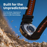 Amazfit T-Rex Ultra 2 smartwatch Black Magma imported from the UK