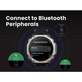 Amazfit T-Rex Ultra 2 smartwatch Black Magma imported from the UK