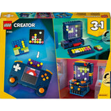 LEGO Creator 3in1 Retro Gaming Console building toy 268 pieces (British brand)