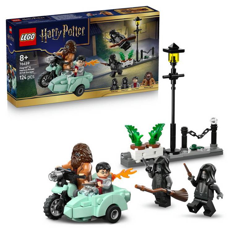 LEGO Harry Potter Hagrid's motorcycle escape set 76459, UK version