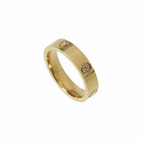 Argos Freedom Gold-tone Stainless Steel Heart Ring Large- Buy online at McGrocer