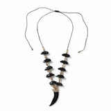 Argos Freedom Black Tusk Corded Necklace 45cm- Buy online at McGrocer