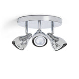 Argos Home Franklin three-light chrome spotlight, UK version