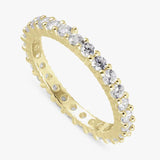 Revere gold plated eternity band ring small, UK version