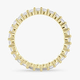 Revere gold plated eternity band ring small, UK version