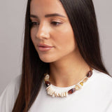 Revere Freedom orange beaded necklace, UK version