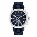 Argos Sekonda Octaire Navy Silicone Strap Quartz Chronograph Watch- Buy online at McGrocer