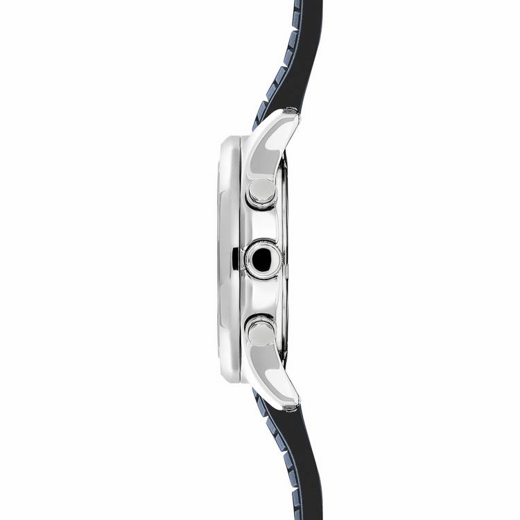 Sekonda Octaire Navy silicone strap watch 40mm, imported from the UK