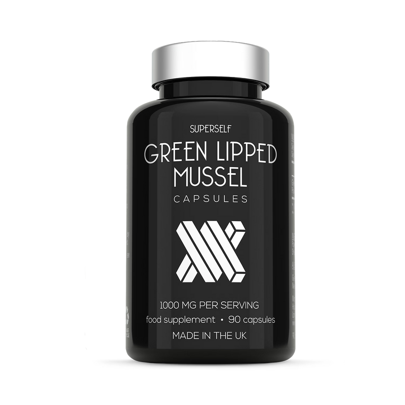 SuperSelf green lipped mussel supplement 1000mg 90 capsules - British product