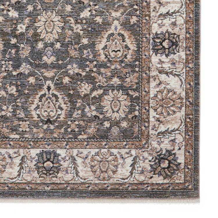 Think Rugs vintage green short pile rug 120x170cm, imported from the UK