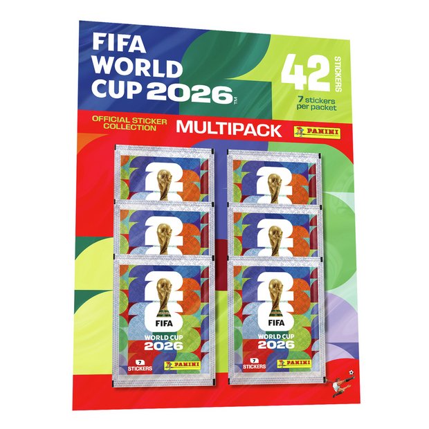 Panini FIFA World Cup 2026 sticker collection multipack, imported from the UK