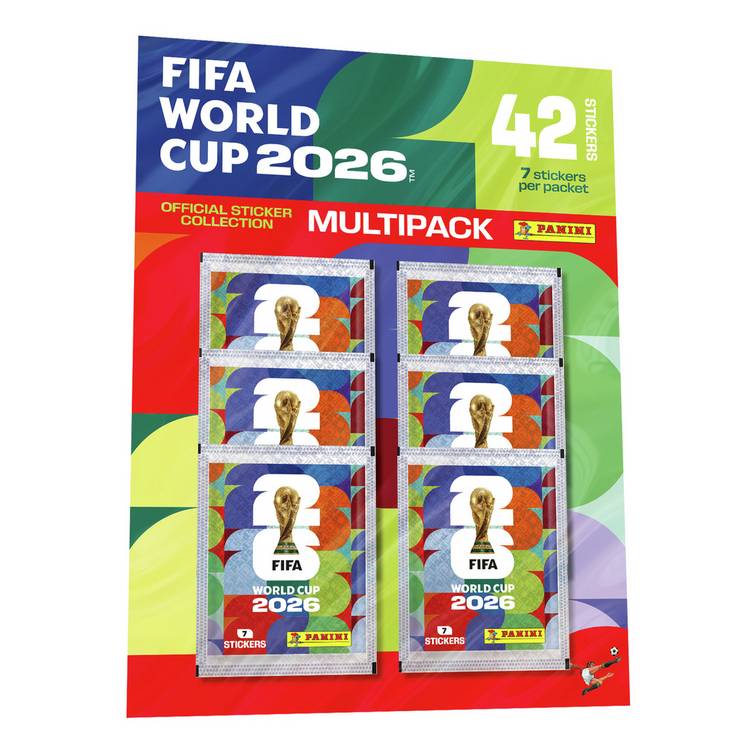 Panini FIFA World Cup 2026 sticker collection multipack, imported from the UK