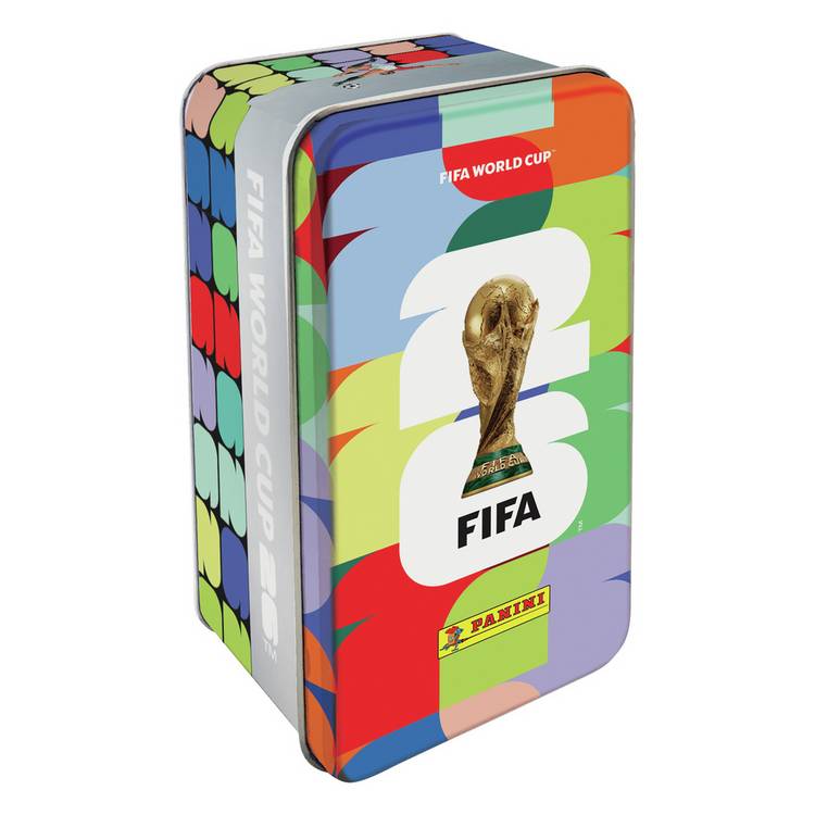 Panini FIFA World Cup 2026 sticker tin pack of 16 (British brand)