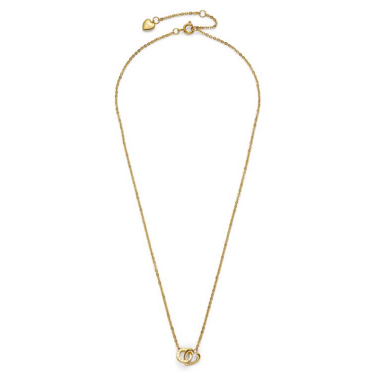 Olivia Burton gold heart and circle interlink necklace - British product