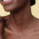 Olivia Burton gold heart and circle interlink necklace - British product