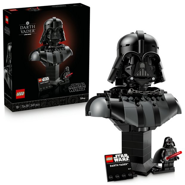 LEGO Star Wars Darth Vader Bust 349 pieces, imported from the UK