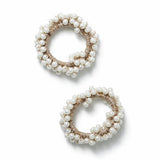Freedom pearl beaded scrunchie pack of 2, imported from the UK